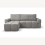 Fumo Komfortowa sofa narożna pikowana Tkanina Onega 07
